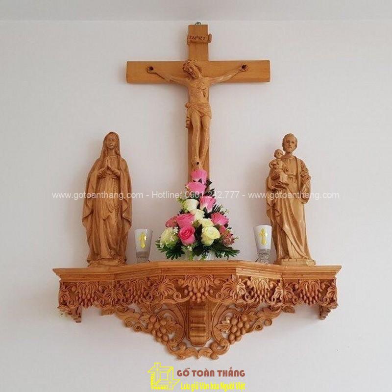 Bàn thờ Công Giáo 60cm BTC-09 Bàn thờ Công Giáo 60cm BTC-09