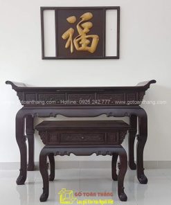 Bàn Thờ Gia Tiên gỗ Óc Chó BTO-01 - Ảnh 2