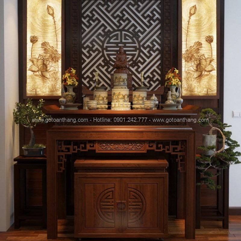 Bàn Thờ đứng hiện đại gỗ Chiu Liu BT-55