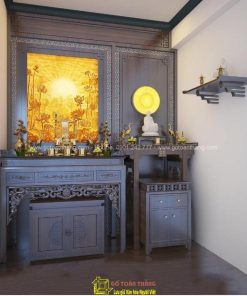 Bàn Thờ đứng hiện đại gỗ Chiu Liu BT-49