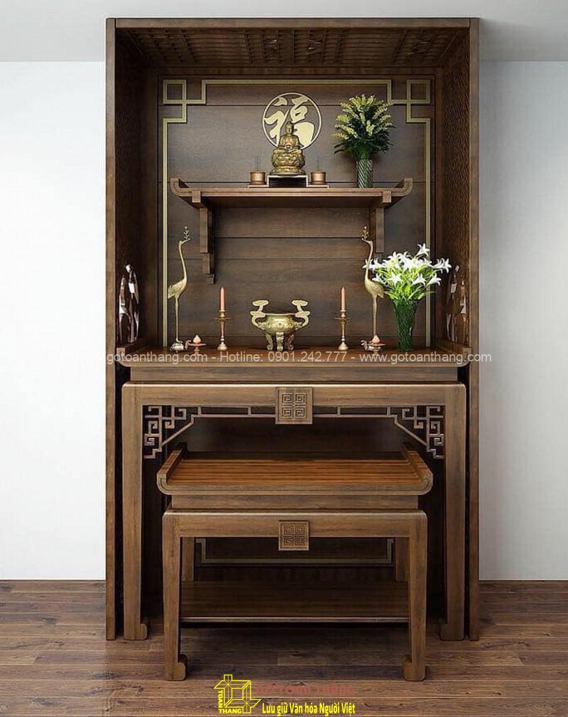 Bàn Thờ đứng hiện đại gỗ Chiu Liu BT-47 Bàn Thờ đứng hiện đại gỗ Chiu Liu BT-47