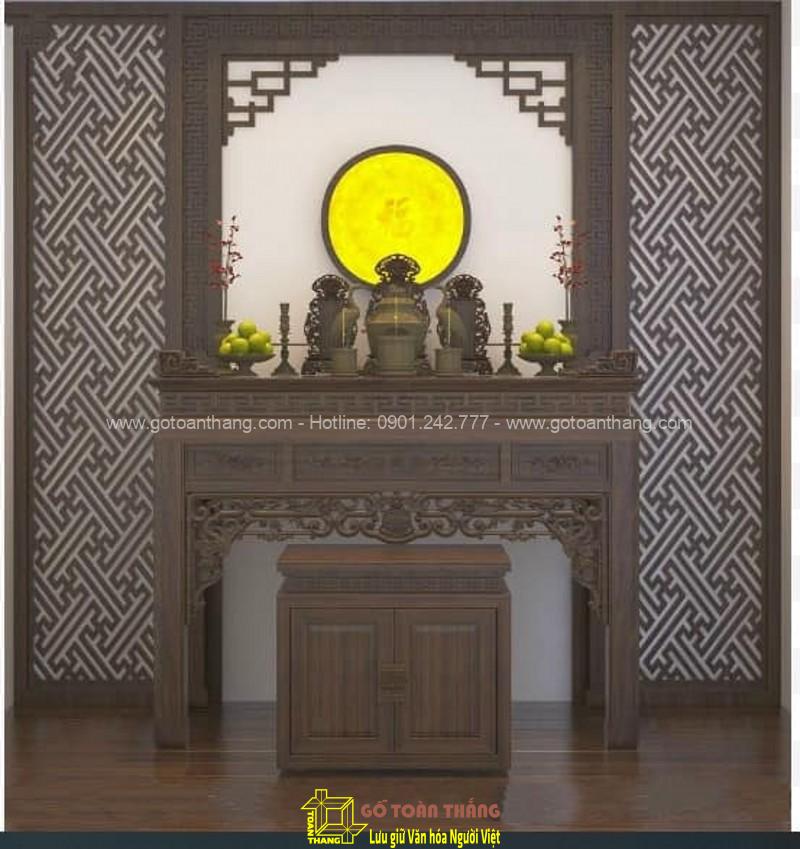 Bàn Thờ đứng hiện đại gỗ Chiu Liu BT-44 Bàn Thờ đứng hiện đại gỗ Chiu Liu BT-44