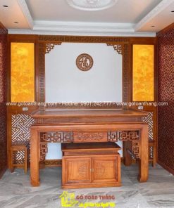 Bàn Thờ đứng hiện đại gỗ Gõ đỏ BT-14