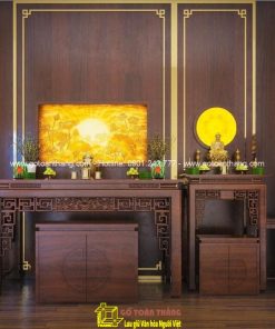 Bàn Thờ đứng hiện đại gỗ Gõ đỏ BT-17
