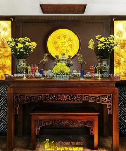 Bàn Thờ đứng hiện đại gỗ Gõ đỏ BT-03