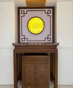 Bàn Thờ đứng hiện đại gỗ Gõ đỏ BT-22
