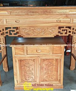 Bàn Thờ đứng hiện đại gỗ Gõ đỏ BT-24