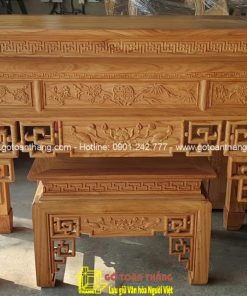 Bàn Thờ đứng hiện đại gỗ Gõ đỏ BT-26