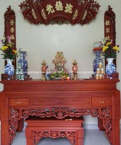 Bàn Thờ đứng hiện đại gỗ Gõ đỏ BT-27