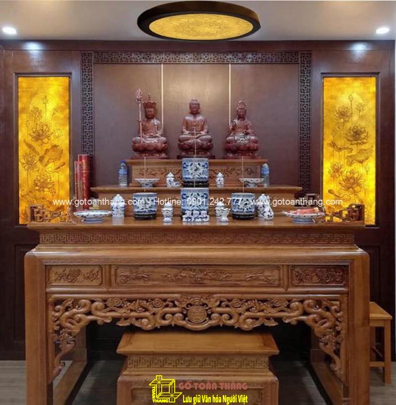 Bàn Thờ đứng hiện đại gỗ Gõ đỏ BT-29 Bàn Thờ đứng hiện đại gỗ Gõ đỏ BT-29