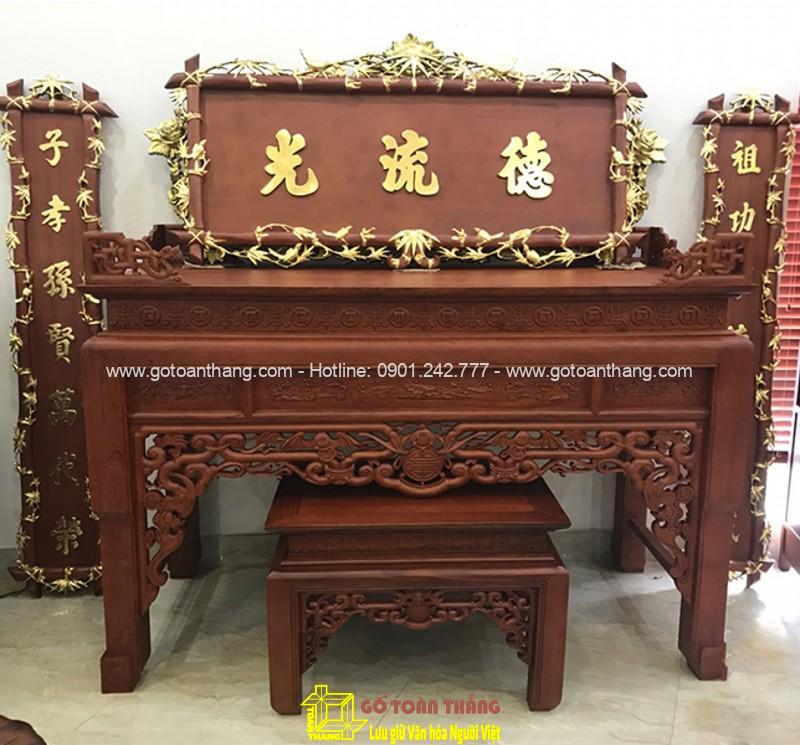 Bàn Thờ đứng hiện đại gỗ Gõ đỏ BT-32 Bàn Thờ đứng hiện đại gỗ Gõ đỏ BT-32