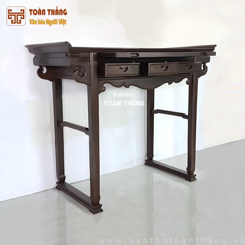 Bàn thờ gỗ Chiu Liu yếm vễnh 1m26 BGT-02