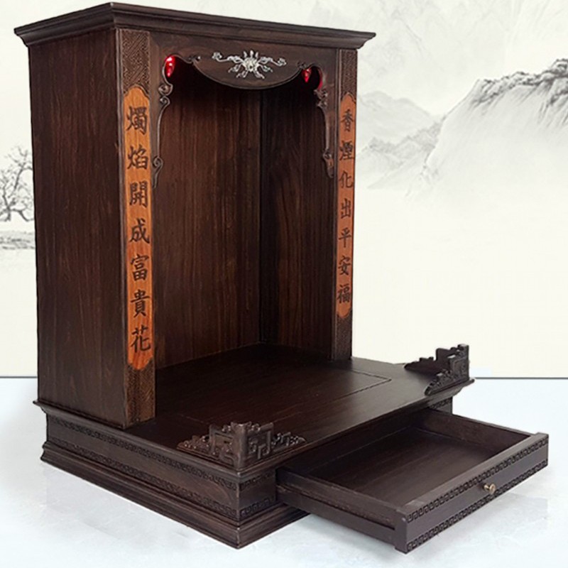 Bàn thờ Thần Tài gỗ Chiu Liu BTT-17 Bàn thờ Thần Tài gỗ Chiu Liu BTT-17 - Ảnh 2