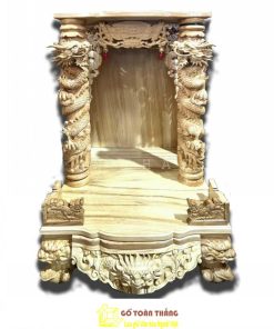 Bàn thờ Thần Tài gỗ Gõ đỏ BTT-03