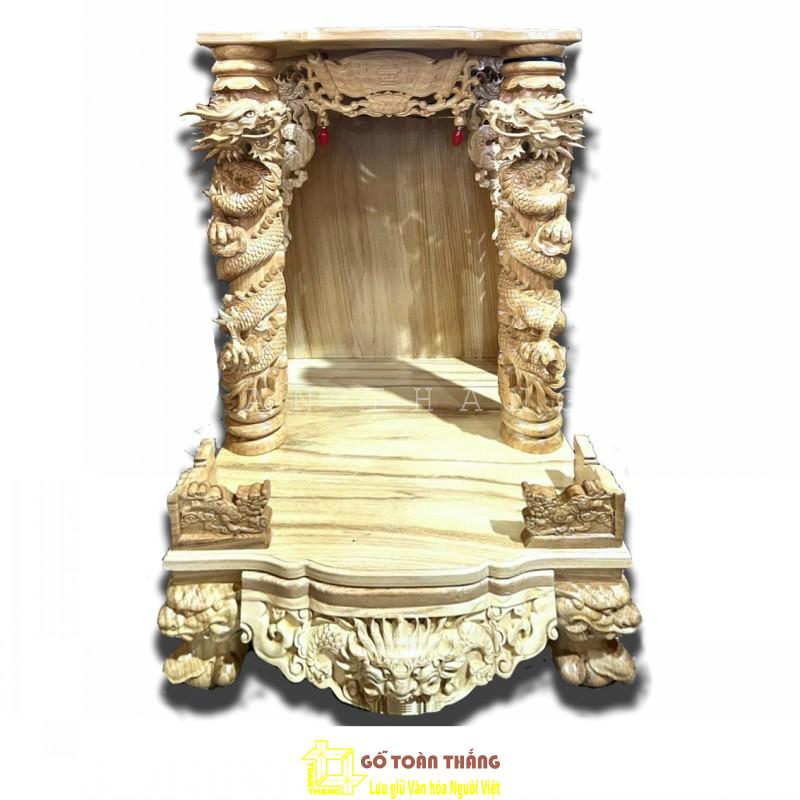 Bàn thờ Thần Tài gỗ Gõ đỏ BTT-03 Bàn thờ Thần Tài gỗ Gõ đỏ BTT-03
