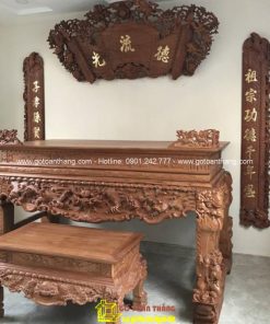 Sập thờ gỗ gụ