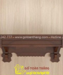Trang thờ treo tường gỗ Óc chó TTO-01