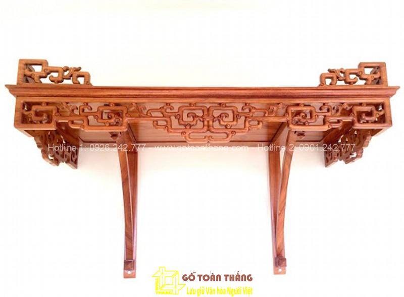 Trang thờ treo tường gỗ Gõ đỏ TT-09 Trang thờ treo tường gỗ Gõ đỏ TT-09