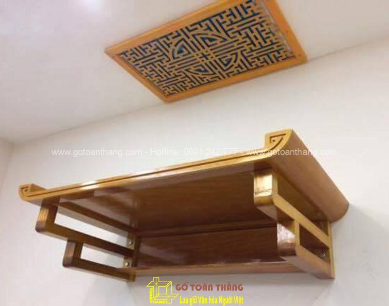 Trang thờ treo tường gỗ Sồi TT-03 Trang thờ treo tường gỗ Sồi TT-03