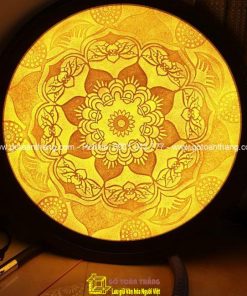 Tranh Trúc Chỉ họa tiết hoa văn TTC-01