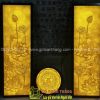 Tranh Trúc Chỉ hoa văn đầm sen TTC-10