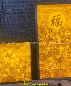 Tranh Trúc Chỉ cảnh Sen TTC-12