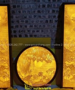 Tranh Trúc Chỉ cảnh Sen TTC-13