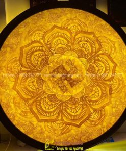 Tranh trúc chỉ hình Mandala