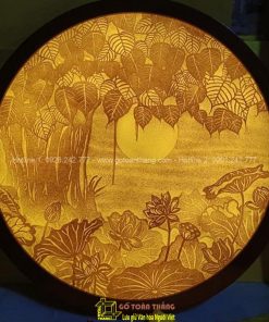 Tranh Trúc Chỉ hoa văn Giác ngộ TTC-09