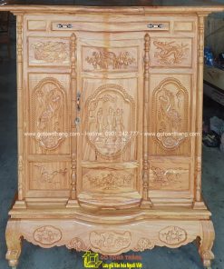 Tủ thờ gỗ Gõ đỏ TTH-04