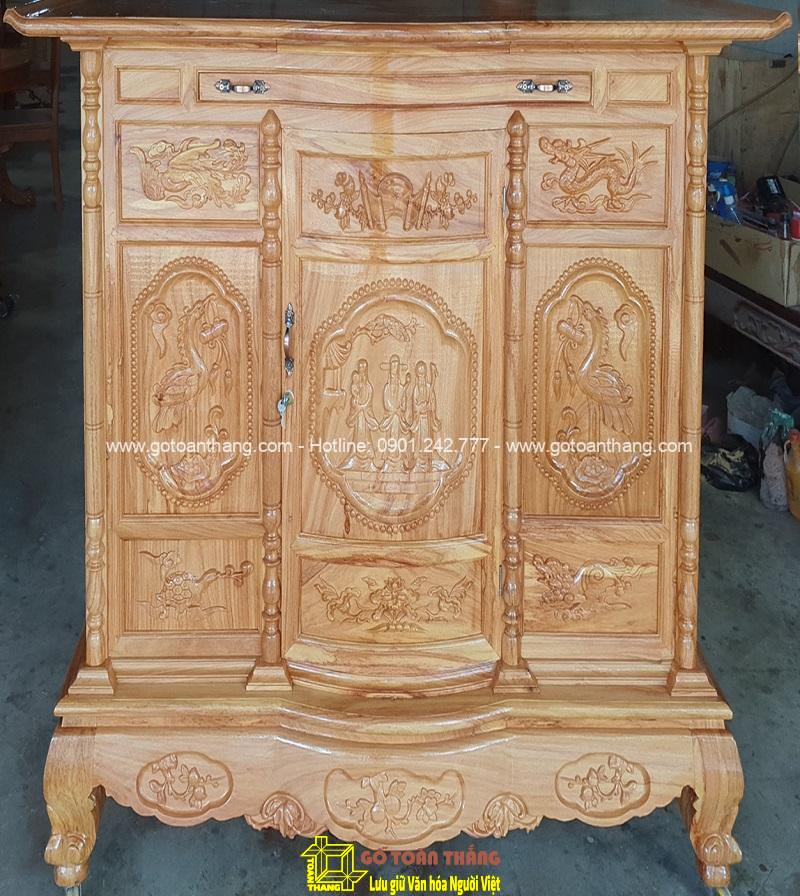 Tủ thờ gỗ Gõ đỏ TTH-04 Tủ thờ gỗ Gõ đỏ TTH-04