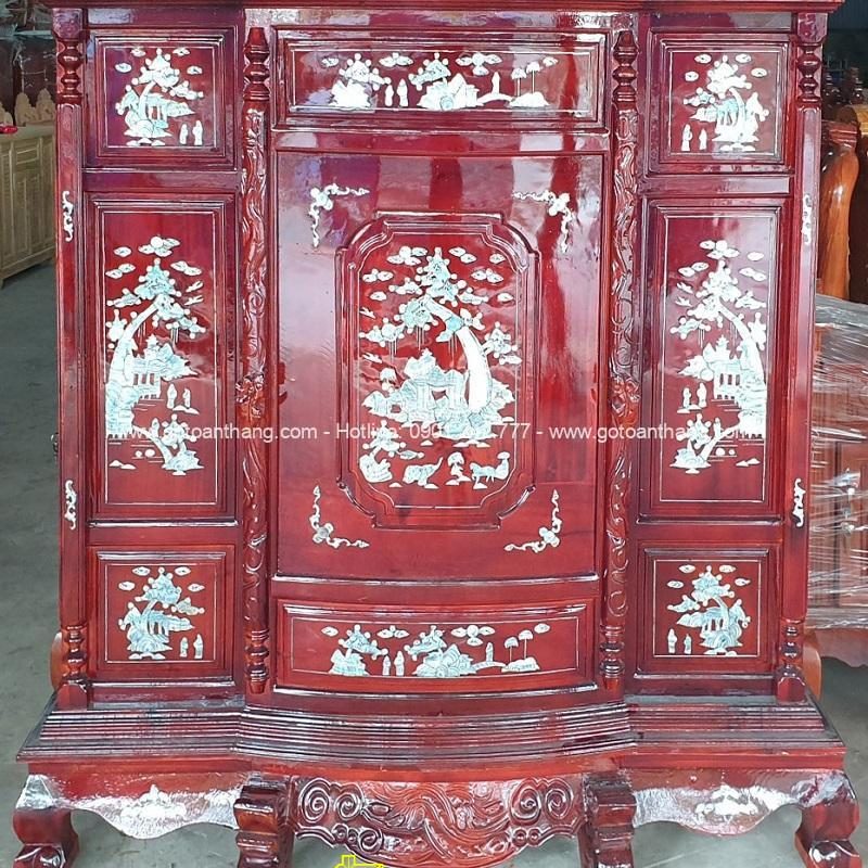 Tủ thờ gỗ theo kiểu truyền thống