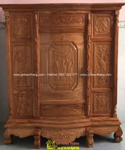 Tủ thờ gỗ Gõ đỏ TTH-08