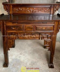 Bàn Thờ gỗ Muồng 2 tầng BTM-03