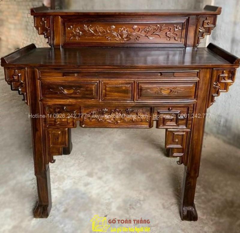 Bàn Thờ gỗ Muồng 2 tầng BTM-03 Bàn Thờ gỗ Muồng 2 tầng BTM-03
