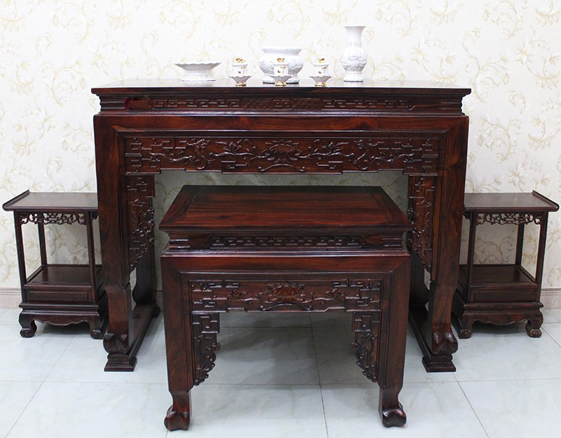 Bàn Thờ đứng hiện đại gỗ Muồng BTM-01 Bàn Thờ đứng hiện đại gỗ Muồng BTM-01
