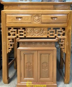 Bàn Thờ đứng hiện đại gỗ Sồi BTS-01