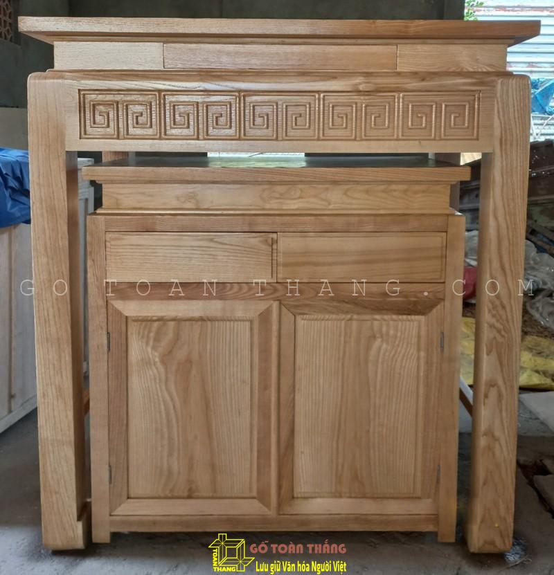 Bàn Thờ đứng hiện đại gỗ Sồi BTS-03 Bàn Thờ đứng hiện đại gỗ Sồi BTS-03