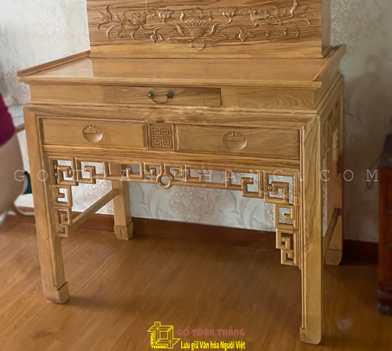 Bàn Thờ đứng hiện đại gỗ Sồi BTS-04 Bàn Thờ đứng hiện đại gỗ Sồi BTS-04