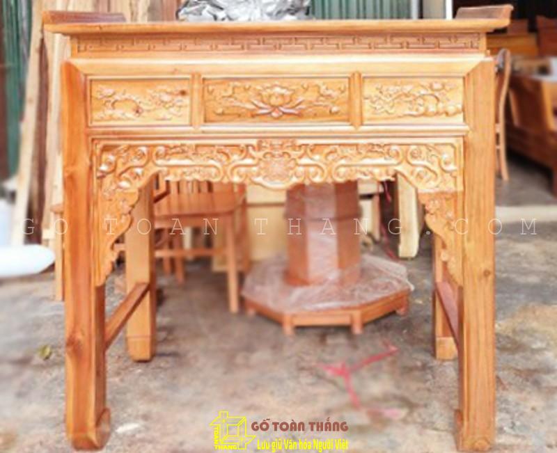 Bàn Thờ đứng hiện đại gỗ Tràm BTT-02 Bàn Thờ đứng hiện đại gỗ Tràm BTT-02