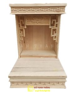 Bàn thờ Thần Tài gỗ Sồi TTS-03