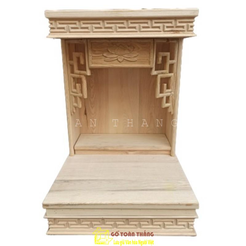Bàn thờ Thần Tài gỗ Sồi TTS-03 Bàn thờ Thần Tài gỗ Sồi TTS-03