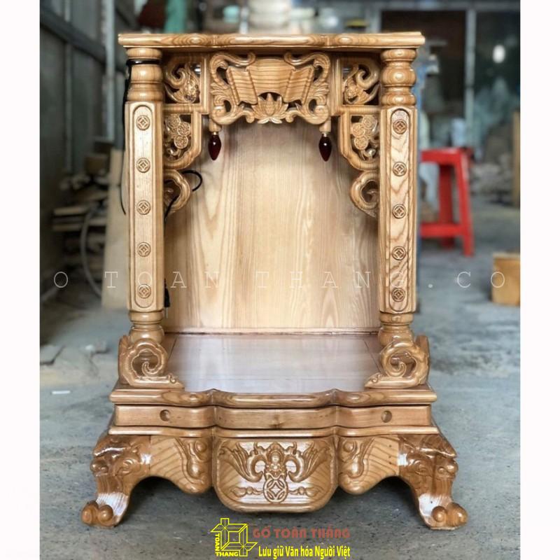 Bàn thờ Thần Tài gỗ Sồi TTS-02 Bàn thờ Thần Tài gỗ Sồi TTS-02