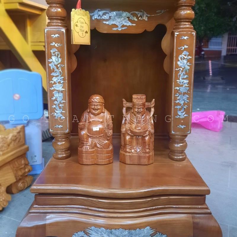 Bàn thờ Thần Tài gỗ Sồi TTS-01