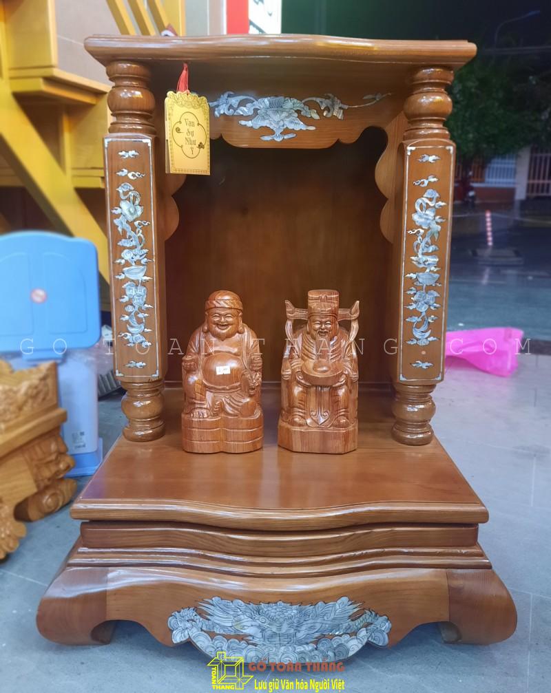 Bàn thờ Thần Tài gỗ Sồi TTS-01 Bàn thờ Thần Tài gỗ Sồi TTS-01