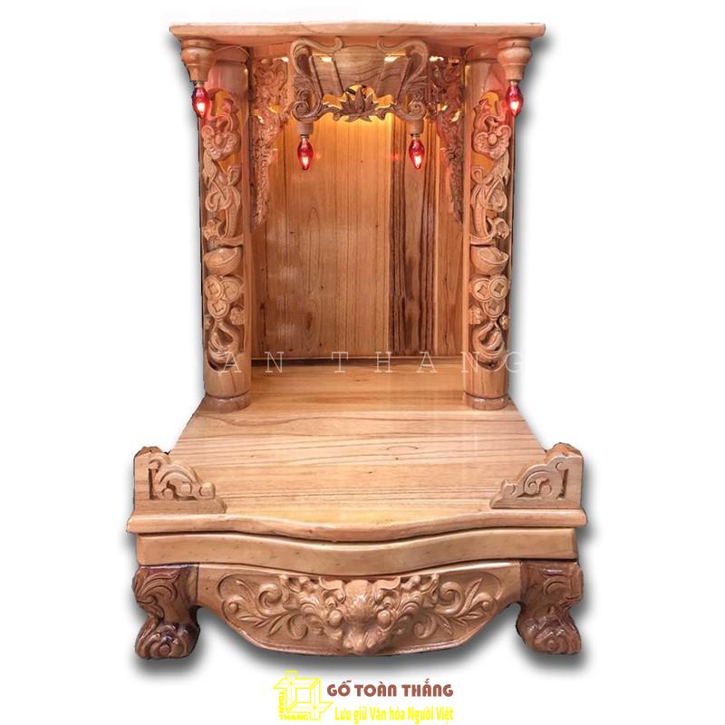 Bàn thờ Thần Tài gỗ Xoan Đào TTX-03 Bàn thờ Thần Tài gỗ Xoan Đào TTX-03