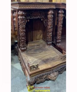 Bàn thờ Thần Tài gỗ Cẩm Lai TTC-02