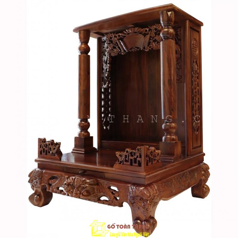 Bàn thờ Thần Tài gỗ Cẩm Lai TTC-04 Bàn thờ Thần Tài gỗ Cẩm Lai TTC-04 - Ảnh 2