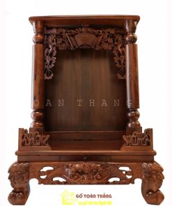 Bàn thờ Thần Tài gỗ Cẩm Lai TTC-04