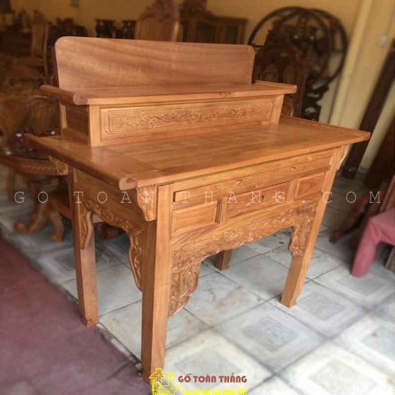 Bàn Thờ 2 tầng gỗ Gõ đỏ BTG-10 - Ảnh 3